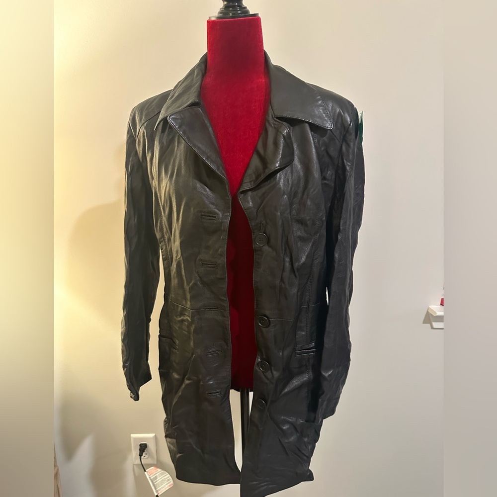 Vera Pelle Dark Leather Jacket